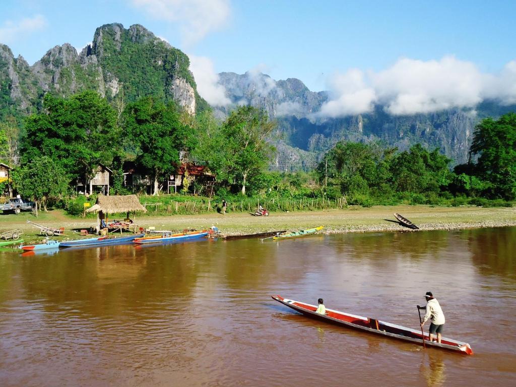 Villa Nam Song Vang Vieng Exterior photo